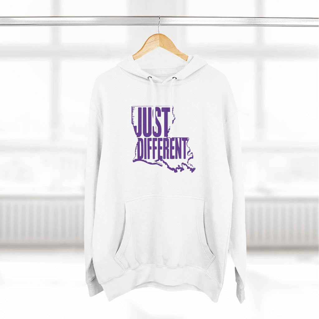 Three-Panel Fleece Hoodie