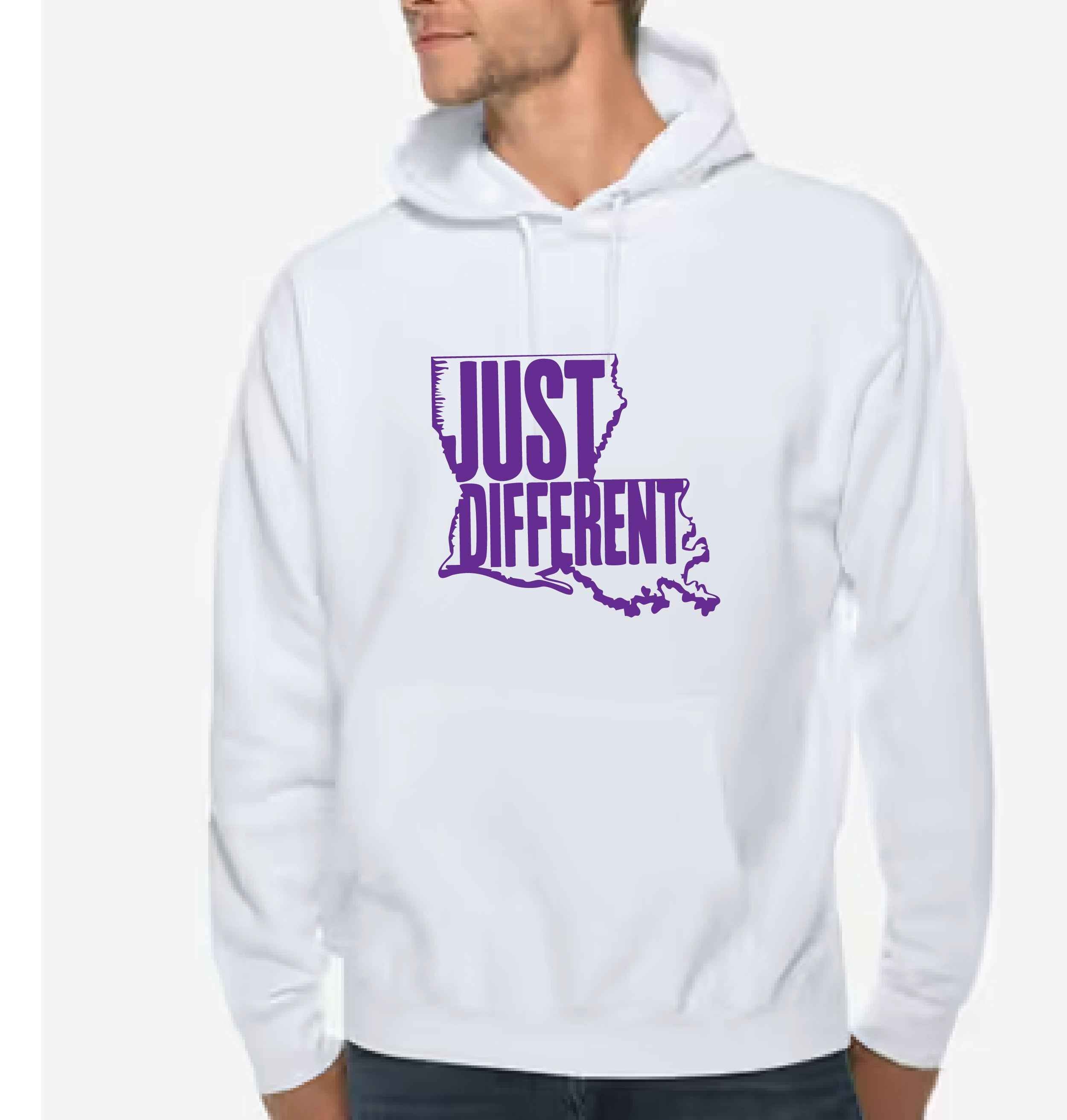 Three-Panel Fleece Hoodie